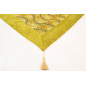 Table Cloth, Table Linens, 3"37X4"11, Green Tulip Pattern Turkish Fabric Table Cloth Table Cloth, Table Linens, 3"37X4"11, Green Tulip Pattern Turkish Fabric Table Cloth