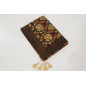 Table Cloth, Table Linens, 3"37X4"11, Brown Tulip Pattern Turkish Fabric Table Cloth Table Cloth, Table Linens, 3"37X4"11, Brown Tulip Pattern Turkish Fabric Table Cloth