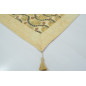 Table Cloth, Table Linens, 3"37X4"11, Beige Tulip Pattern Turkish Fabric Table Cloth Table Cloth, Table Linens, 3"37X4"11, Beige Tulip Pattern Turkish Fabric Table Cloth