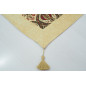 Table Cloth, Table Linens, 3"37X4"11, Beige Tulip Pattern Turkish Fabric Table Cloth Table Cloth, Table Linens, 3"37X4"11, Beige Tulip Pattern Turkish Fabric Table Cloth