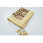 Table Cloth, Table Linens, 3"37X4"11, Beige Tulip Pattern Turkish Fabric Table Cloth Table Cloth, Table Linens, 3"37X4"11, Beige Tulip Pattern Turkish Fabric Table Cloth