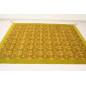 Turkish Bedspread, Twin L Size Bed Cover, 7.2X5.2, Green Carnation Pattern Fabric Blankets, Ottoman Decorative Bed Cover Turkish Bedspread, Twin L Size Bed Cover, 7.2X5.2, Green Carnation Pattern Fabric Blankets, Ottoman Decorative Bed Cover