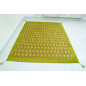 Turkish Bedspread, Twin L Size Bed Cover, 7.2X5.2, Green Tulip Pattern Fabric Blankets, Ottoman Decorative Sofa and Bed Cover Turkish Bedspread, Twin L Size Bed Cover, 7.2X5.2, Green Tulip Pattern Fabric Blankets, Ottoman Decorative Sofa and Bed Cover