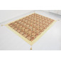 Turkish Bedspread, Twin L Size Bed Cover, 7.2X5.2, Beige Tulip Pattern Fabric Blankets, Ottoman Decorative Bed Cover Turkish Bedspread, Twin L Size Bed Cover, 7.2X5.2, Beige Tulip Pattern Fabric Blankets, Ottoman Decorative Bed Cover