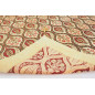 Turkish Bedspread, Twin L Size Bed Cover, 7.2X5.2, Beige Tulip Pattern Fabric Blankets, Ottoman Decorative Bed Cover Turkish Bedspread, Twin L Size Bed Cover, 7.2X5.2, Beige Tulip Pattern Fabric Blankets, Ottoman Decorative Bed Cover