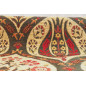 Turkish Bedspread, Twin L Size Bed Cover, 7.2X5.2, Beige Tulip Pattern Fabric Blankets, Ottoman Decorative Bed Cover Turkish Bedspread, Twin L Size Bed Cover, 7.2X5.2, Beige Tulip Pattern Fabric Blankets, Ottoman Decorative Bed Cover