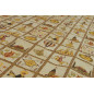 Turkish Bedspread, Twin L Size Bed Cover, 7.2X5.2, Beige Turkish Dream Pattern Fabric Blankets, Ottoman Bed Cover Turkish Bedspread, Twin L Size Bed Cover, 7.2X5.2, Beige Turkish Dream Pattern Fabric Blankets, Ottoman Bed Cover