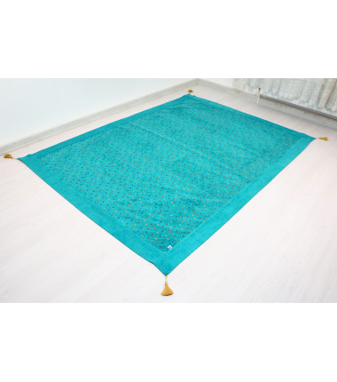 Turquoise Blue Twin Bed Cover
