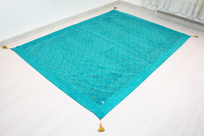 Turquoise Blue Twin Bed Cover