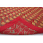 Turkish Bedspread, Twin L Size Bed Cover, 7.2X5.2, Red Tulip Pattern Fabric Blankets, Ottoman Decorative Sofa and Bed Cover Turkish Bedspread, Twin L Size Bed Cover, 7.2X5.2, Red Tulip Pattern Fabric Blankets, Ottoman Decorative Sofa and Bed Cover