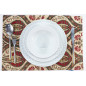 PlaceMats,Table Linens 12x18,Beige Morocco Pattern Turkish Fabric Table Mat, Table Decoration, Kitchen Dining Placemats, Living PlaceMats,Table Linens 12x18,Beige Morocco Pattern Turkish Fabric Table Mat, Table Decoration, Kitchen Dining Placemats, Living