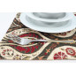 PlaceMats,Table Linens 12x18,Beige Morocco Pattern Turkish Fabric Table Mat, Table Decoration, Kitchen Dining Placemats, Living PlaceMats,Table Linens 12x18,Beige Morocco Pattern Turkish Fabric Table Mat, Table Decoration, Kitchen Dining Placemats, Living