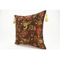 Fabric Pillow, Fabric Pillow 18x18, Brown Caucasus Carnation Pattern Turkish Fabric Pillow,Decorative Pillow,Bohemian Pillow Fabric Pillow, Fabric Pillow 18x18, Brown Caucasus Carnation Pattern Turkish Fabric Pillow,Decorative Pillow,Bohemian Pillow