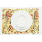 PlaceMats, Table Linens 12x18, Beige Caucasus Carnation Pattern Turkish Fabric Table Mat, Table Decoration, Home Living, Dining PlaceMats, Table Linens 12x18, Beige Caucasus Carnation Pattern Turkish Fabric Table Mat, Table Decoration, Home Living, Dining