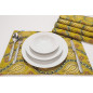 Place Mats,Table Linens 12x18,Pistachio Green Water Line Tulip Pattern Turkish Fabric Table Mat,Table Decoration,Living, Dining Place Mats,Table Linens 12x18,Pistachio Green Water Line Tulip Pattern Turkish Fabric Table Mat,Table Decoration,Living, Dining