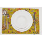 Place Mats, Table Linens 12x18, Pistachio Green Topkapi Palace Tulip Pattern Turkish Fabric Table Mats, Table Decoration Dining Place Mats, Table Linens 12x18, Pistachio Green Topkapi Palace Tulip Pattern Turkish Fabric Table Mats, Table Decoration Dining