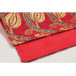 Place Mats, Table Linens 12x18, Red Water Line Tulip Pattern Turkish Fabric Table Mat, Table Decoration, Living, Kitchen Dining Place Mats, Table Linens 12x18, Red Water Line Tulip Pattern Turkish Fabric Table Mat, Table Decoration, Living, Kitchen Dining