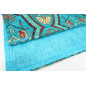 PlaceMat,Table Linens 12x18, Turquoise Blue Carnation Pattern Turkish Fabric Table Mat, Table Decoration, Living,Kitchen Dining PlaceMat,Table Linens 12x18, Turquoise Blue Carnation Pattern Turkish Fabric Table Mat, Table Decoration, Living,Kitchen Dining