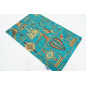 PlaceMats,Table Linens 12x18,Turquoise Blue Turkish Dream Pattern Turkish Fabric Table Mat,Boho Placemats,Table Decoration,Home PlaceMats,Table Linens 12x18,Turquoise Blue Turkish Dream Pattern Turkish Fabric Table Mat,Boho Placemats,Table Decoration,Home