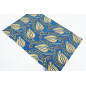 PlaceMat,Table Linens 12x18,Navy Blue Water Line Tulip Pattern Turkish Fabric Table Mat,Table Decoration,Living, Kitchen Dining PlaceMat,Table Linens 12x18,Navy Blue Water Line Tulip Pattern Turkish Fabric Table Mat,Table Decoration,Living, Kitchen Dining