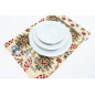 Place Mat,Table Linens 12x18,Beige Topkapi Palace Tulip Pattern Turkish Fabric Table Mat,Table Decoration,Living Kitchen Dining Place Mat,Table Linens 12x18,Beige Topkapi Palace Tulip Pattern Turkish Fabric Table Mat,Table Decoration,Living Kitchen Dining