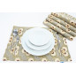 Place Mat,Table Linens 12x18,Beige Tiger Eyes Pattern Turkish Fabric Table Mat,Table Decoration,Dining Placemat, Kitchen Dining Place Mat,Table Linens 12x18,Beige Tiger Eyes Pattern Turkish Fabric Table Mat,Table Decoration,Dining Placemat, Kitchen Dining