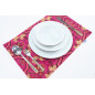 PlaceMat,Table Linens 12x18,Mazenda Pink Carnation Pattern Turkish Fabric Table Mat,Table Decoration,Home Living,Kitchen Dining PlaceMat,Table Linens 12x18,Mazenda Pink Carnation Pattern Turkish Fabric Table Mat,Table Decoration,Home Living,Kitchen Dining