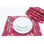 PlaceMat,Table Linens 12x18,Mazenda Pink Carnation Pattern Turkish Fabric Table Mat,Table Decoration,Home Living,Kitchen Dining PlaceMat,Table Linens 12x18,Mazenda Pink Carnation Pattern Turkish Fabric Table Mat,Table Decoration,Home Living,Kitchen Dining