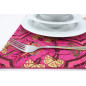 PlaceMat,Table Linens 12x18,Mazenda Pink Carnation Pattern Turkish Fabric Table Mat,Table Decoration,Home Living,Kitchen Dining PlaceMat,Table Linens 12x18,Mazenda Pink Carnation Pattern Turkish Fabric Table Mat,Table Decoration,Home Living,Kitchen Dining
