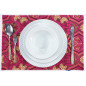 PlaceMat,Table Linens 12x18,Mazenda Pink Carnation Pattern Turkish Fabric Table Mat,Table Decoration,Home Living,Kitchen Dining PlaceMat,Table Linens 12x18,Mazenda Pink Carnation Pattern Turkish Fabric Table Mat,Table Decoration,Home Living,Kitchen Dining