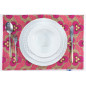 Place Mat,Table Linens 12x18,Mazenda Pink Tiger Eyes Pattern Turkish Fabric Table Mat,Table Decoration,Dining Placemat,Placemat Place Mat,Table Linens 12x18,Mazenda Pink Tiger Eyes Pattern Turkish Fabric Table Mat,Table Decoration,Dining Placemat,Placemat