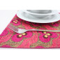 Place Mat,Table Linens 12x18,Mazenda Pink Tiger Eyes Pattern Turkish Fabric Table Mat,Table Decoration,Dining Placemat,Placemat Place Mat,Table Linens 12x18,Mazenda Pink Tiger Eyes Pattern Turkish Fabric Table Mat,Table Decoration,Dining Placemat,Placemat