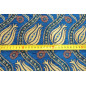 Upholstery Fabric, Turkish Fabric By the Meter, By the Yard, Navy Blue Tulip Pattern Jacquard Chenille