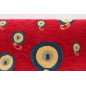 Upholstery Fabric, Turkish Fabric By the Meter, By The Yard, Red Evil Eye Pattern Jacquard Chenille Upholstery Fabric Upholstery Fabric, Turkish Fabric By the Meter, By The Yard, Red Evil Eye Pattern Jacquard Chenille Upholstery Fabric