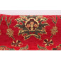 Upholstery Fabric, Turkish Fabric By the Meter, By the Yard, Red Tulip Pattern Jacquard Chenille Upholstery Fabric Upholstery Fabric, Turkish Fabric By the Meter, By the Yard, Red Tulip Pattern Jacquard Chenille Upholstery Fabric