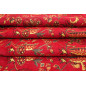 Upholstery Fabric, Turkish Fabric By the Meter, By the Yard, Red Carnation Pattern Jacquard Chenille Upholstery Fabric Upholstery Fabric, Turkish Fabric By the Meter, By the Yard, Red Carnation Pattern Jacquard Chenille Upholstery Fabric