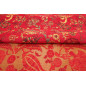Upholstery Fabric, Turkish Fabric By the Meter, By the Yard, Red Carnation Pattern Jacquard Chenille Upholstery Fabric Upholstery Fabric, Turkish Fabric By the Meter, By the Yard, Red Carnation Pattern Jacquard Chenille Upholstery Fabric