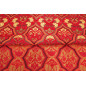 Upholstery Fabric, Turkish Fabric By the Meter, By the Yard, Red Carnation Pattern Jacquard Chenille Upholstery Fabric Upholstery Fabric, Turkish Fabric By the Meter, By the Yard, Red Carnation Pattern Jacquard Chenille Upholstery Fabric