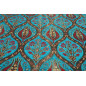 Upholstery Fabric,Turkish Fabric By the Meter, By the Yard, Turquoise Blue Tulip Pattern Upholstery Fabric Upholstery Fabric,Turkish Fabric By the Meter, By the Yard, Turquoise Blue Tulip Pattern Upholstery Fabric