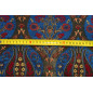 Upholstery Fabric, Turkish Fabric By the Meter, By the Yard, Navy Blue Tulip Pattern Jacquard Upholstery Fabric Upholstery Fabric, Turkish Fabric By the Meter, By the Yard, Navy Blue Tulip Pattern Jacquard Upholstery Fabric