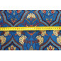 Upholstery Fabric, Upholstery Fabric By the Yard, Fabric By the Meter, Navy Blue Carnation Pattern Upholstery Jacquard Fabric Upholstery Fabric, Upholstery Fabric By the Yard, Fabric By the Meter, Navy Blue Carnation Pattern Upholstery Jacquard Fabric
