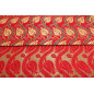 Upholstery Fabric, Turkish Fabric By the Meter, By the Yard, Red Tulip Pattern Chenille Upholstery Fabric Upholstery Fabric, Turkish Fabric By the Meter, By the Yard, Red Tulip Pattern Chenille Upholstery Fabric