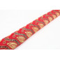 Upholstery Fabric, Turkish Fabric By the Meter, By the Yard, Red Tulip Pattern Chenille Upholstery Fabric Upholstery Fabric, Turkish Fabric By the Meter, By the Yard, Red Tulip Pattern Chenille Upholstery Fabric