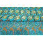 Upholstery Fabric,Turkish Fabric By the Meter, By the Yard, Turquoise Blue Tulip Pattern Chenille Upholstery Fabric Upholstery Fabric,Turkish Fabric By the Meter, By the Yard, Turquoise Blue Tulip Pattern Chenille Upholstery Fabric