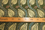 Upholstery Fabric, Turkish Fabric By the Meter, By the Yard, Moss Green Tulip Pattern Jacquard Chenille Upholstery Fabric, Turkish Fabric By the Meter, By the Yard, Moss Green Tulip Pattern Jacquard Chenille