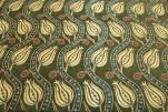 Upholstery Fabric, Turkish Fabric By the Meter, By the Yard, Moss Green Tulip Pattern Jacquard Chenille Upholstery Fabric, Turkish Fabric By the Meter, By the Yard, Moss Green Tulip Pattern Jacquard Chenille