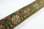 Upholstery Fabric, Turkish Fabric By the Meter, By the Yard, Moss Green Tulip Pattern Jacquard Chenille Upholstery Fabric, Turkish Fabric By the Meter, By the Yard, Moss Green Tulip Pattern Jacquard Chenille