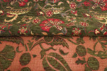 Upholstery Fabric, Turkish Fabric By the Meter, By the Yard,Moss Green Carnation Pattern Jacquard Chenille Upholstery Fabric Upholstery Fabric, Turkish Fabric By the Meter, By the Yard,Moss Green Carnation Pattern Jacquard Chenille Upholstery Fabric