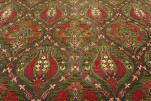 Upholstery Fabric, Turkish Fabric By the Meter, By the Yard, Moss Green Tulip Pattern Jacquard Chenille Upholstery Fabric, Turkish Fabric By the Meter, By the Yard, Moss Green Tulip Pattern Jacquard Chenille