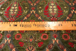 Upholstery Fabric, Turkish Fabric By the Meter, By the Yard, Moss Green Tulip Pattern Jacquard Chenille Upholstery Fabric, Turkish Fabric By the Meter, By the Yard, Moss Green Tulip Pattern Jacquard Chenille